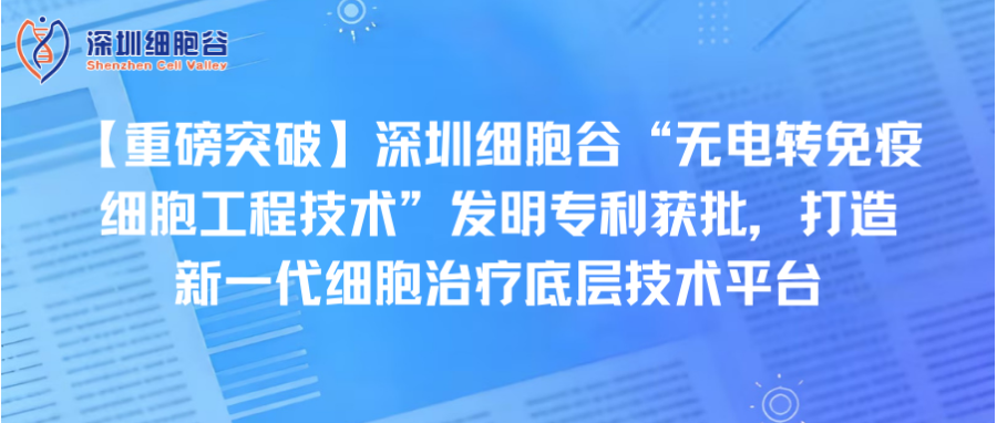 【重磅突破】深圳Ebpay支付“无电转免疫细胞工程技术”发明专利获批，打造新一代细胞治疗底层技术平台