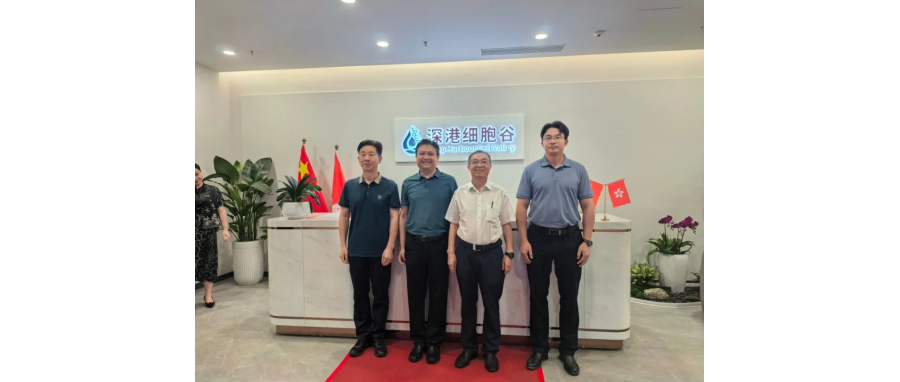 Visit and Exchange: President Zhou Mutang of the Guangdong High-Tech Enterprise Association Leads Delegation to Deep Harbour Cell Valley Healthcare and Technology Co., Ltd.   