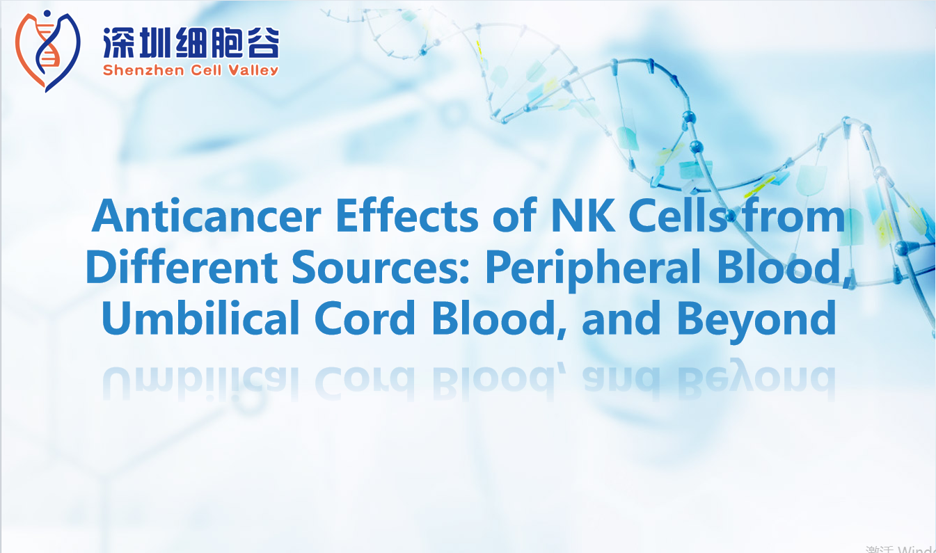 Anticancer Effects of NK Cells from Different Sources: Peripheral Blood, Umbilical Cord Blood, and Beyond